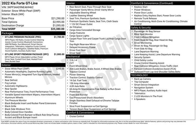 2022 Kia Forte GT-Line