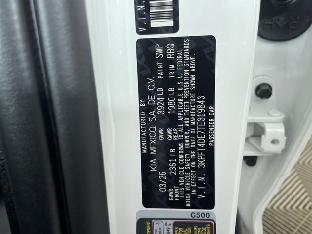 2026 Kia K4 LXS