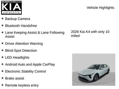 2026 Kia K4 LXS