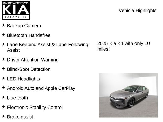 2025 Kia K4 LXS