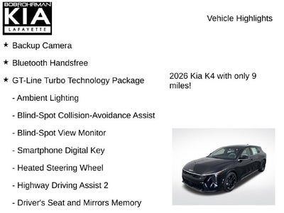 2026 Kia K4 Hatchback GT-Line Turbo