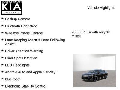 2026 Kia K4 GT-Line