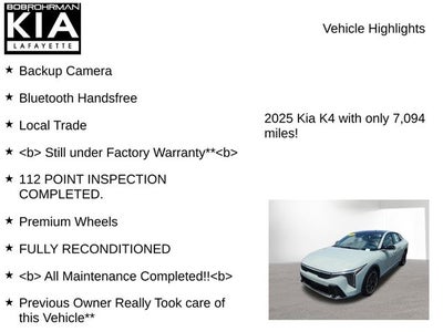 2025 Kia K4 GT-Line