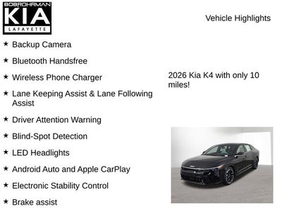2026 Kia K4 GT-Line