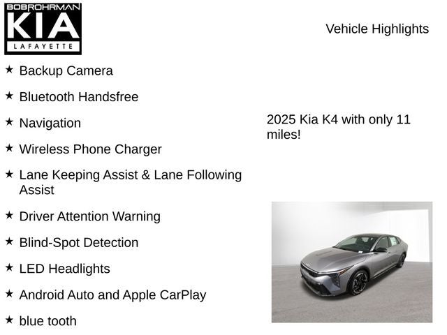 2025 Kia K4 GT-Line