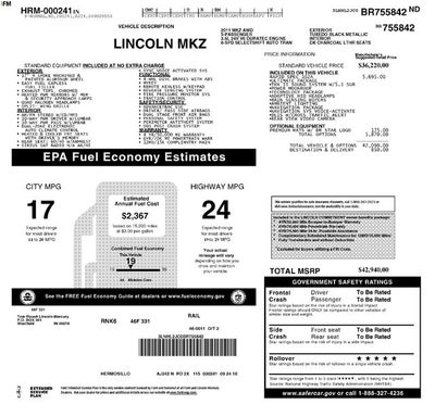 2011 Lincoln MKZ Base
