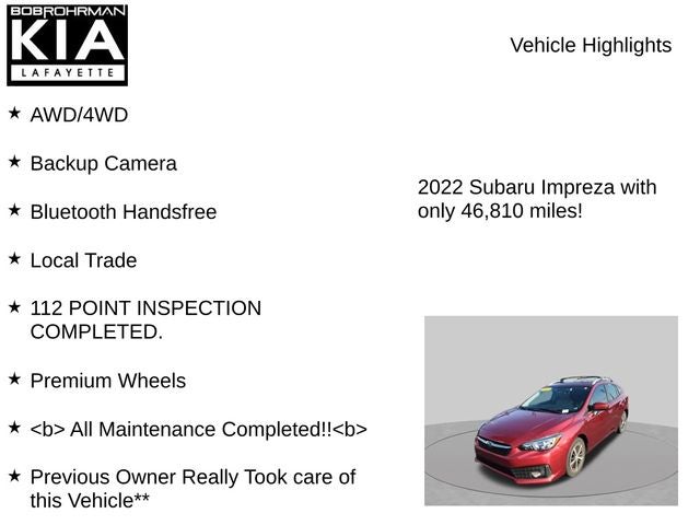 2022 Subaru Impreza Premium