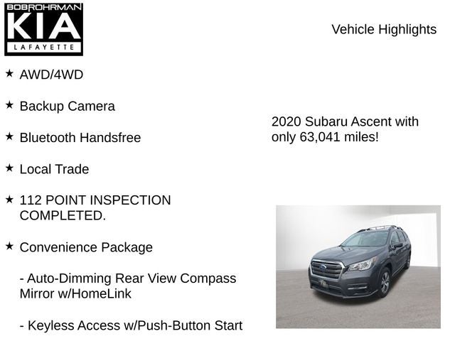 2020 Subaru Ascent Premium