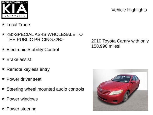 2010 Toyota Camry LE