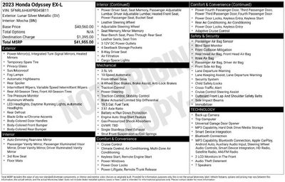 2023 Honda Odyssey EX-L