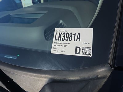 2023 Lincoln Navigator L Reserve