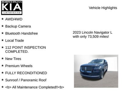 2023 Lincoln Navigator L Reserve