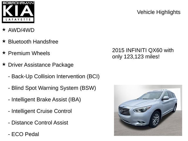 2015 INFINITI QX60 Base