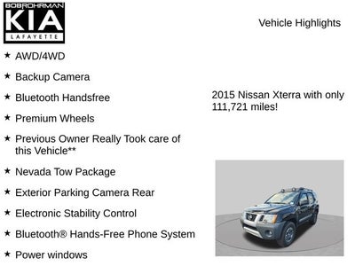 2015 Nissan Xterra PRO-4X