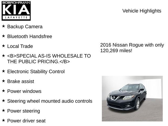 2016 Nissan Rogue SV