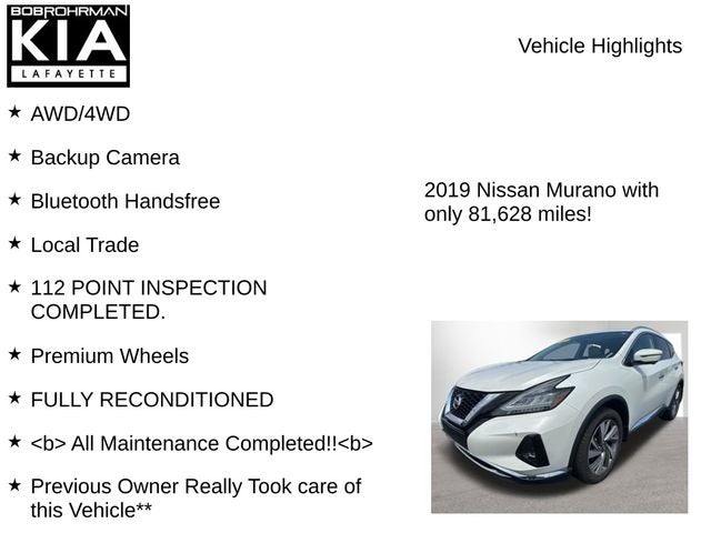 2019 Nissan Murano SL
