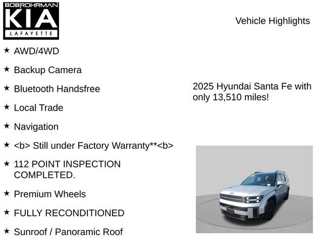 2025 Hyundai Santa Fe Hybrid Calligraphy