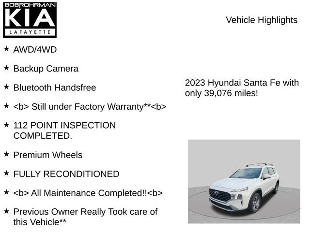 2023 Hyundai Santa Fe SEL