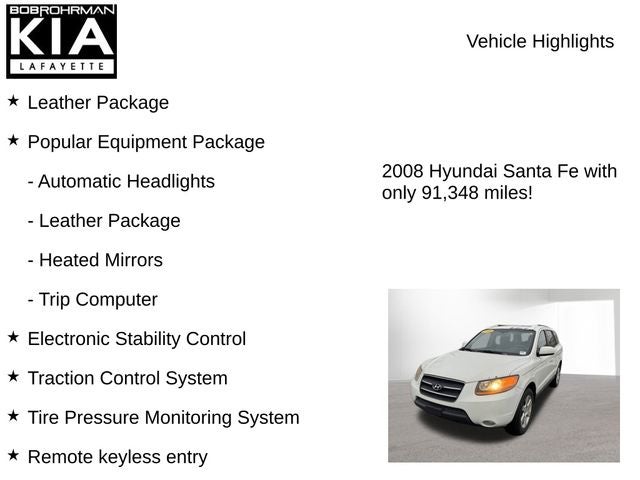 2008 Hyundai Santa Fe Limited