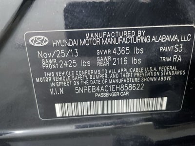 2014 Hyundai Sonata GLS