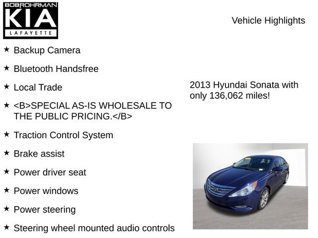 2013 Hyundai Sonata SE