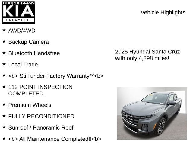 2025 Hyundai Santa Cruz Limited