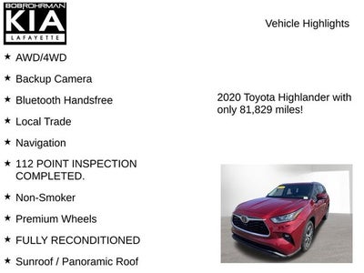 2020 Toyota Highlander XLE