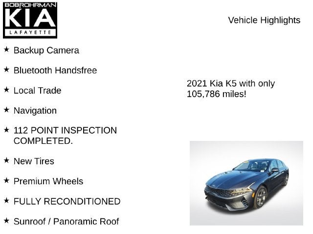 2021 Kia K5 EX