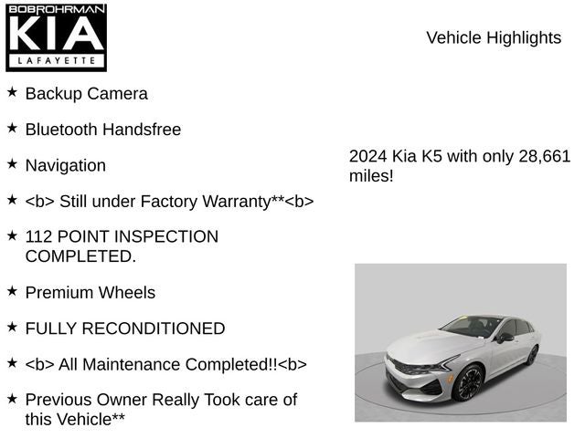 2024 Kia K5 GT-Line