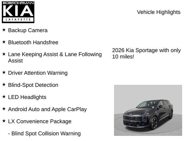 2026 Kia Sportage LX