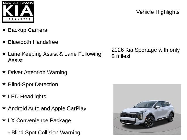 2026 Kia Sportage LX