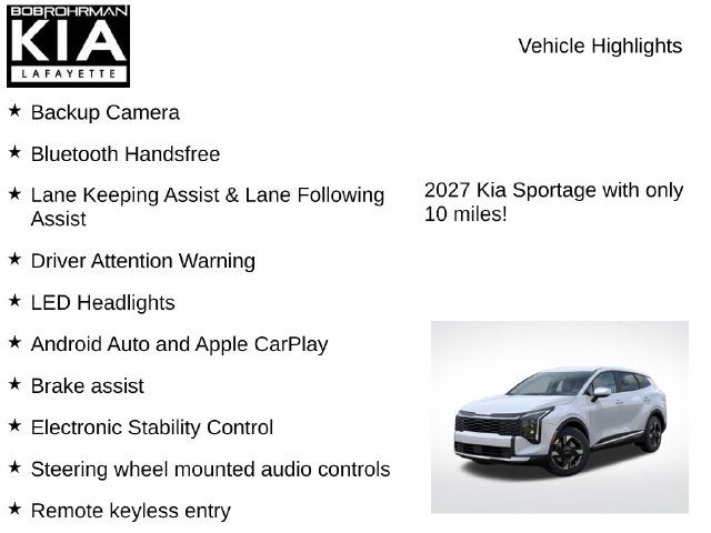 2027 Kia Sportage LX