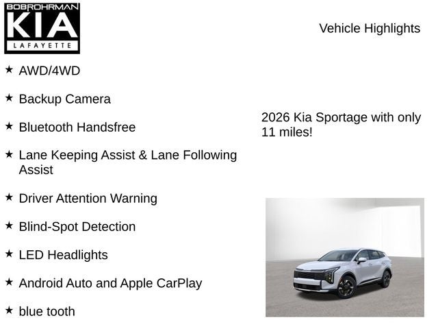 2026 Kia Sportage LX