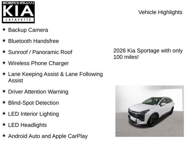 2026 Kia Sportage EX