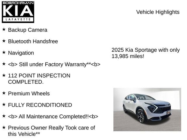 2025 Kia Sportage EX
