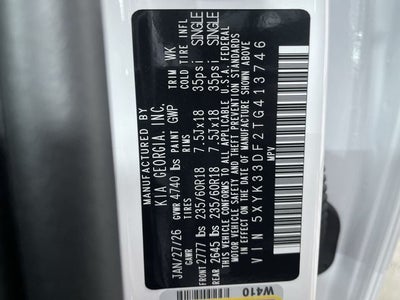 2026 Kia Sportage EX