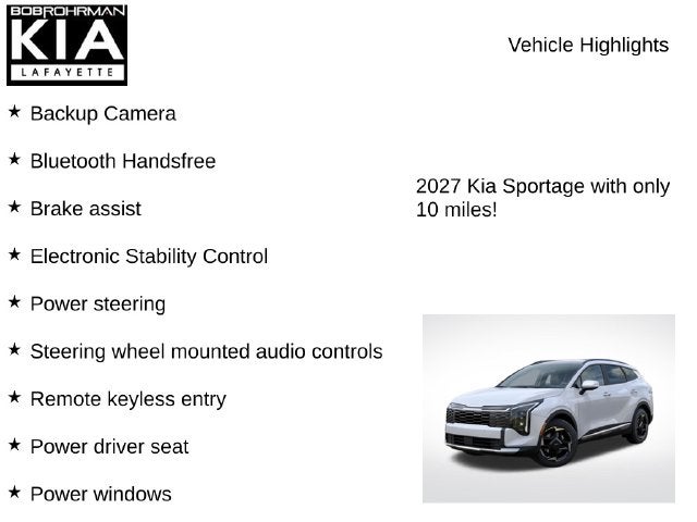 2027 Kia Sportage EX