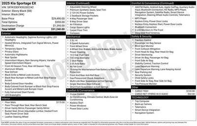 2025 Kia Sportage EX