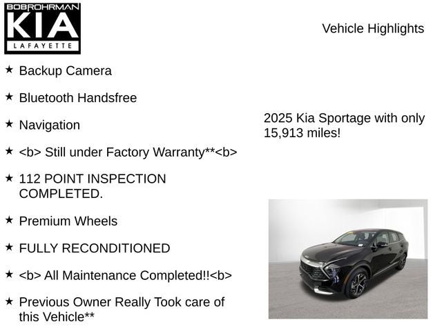 2025 Kia Sportage EX