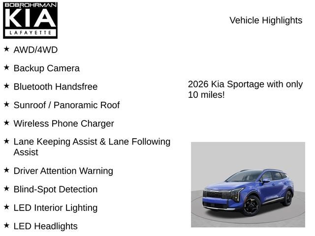 2026 Kia Sportage EX
