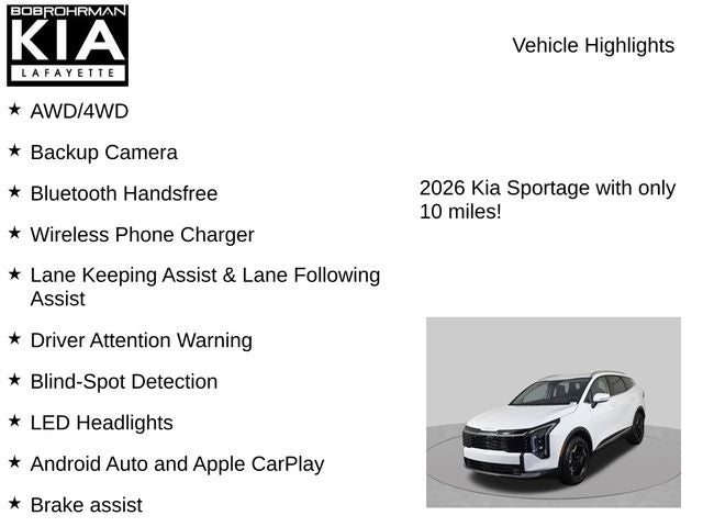 2026 Kia Sportage EX