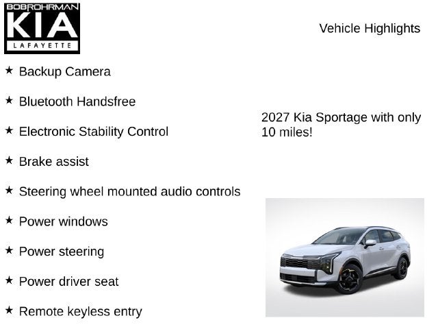 2027 Kia Sportage EX