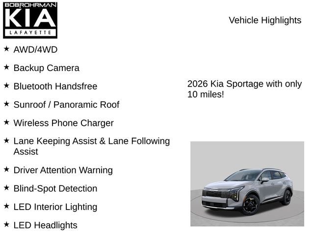 2026 Kia Sportage EX