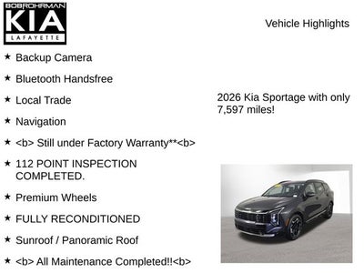 2026 Kia Sportage SX