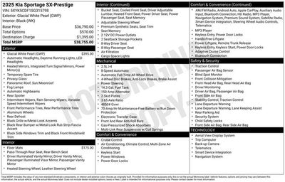 2025 Kia Sportage SX-Prestige