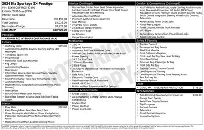 2024 Kia Sportage SX-Prestige