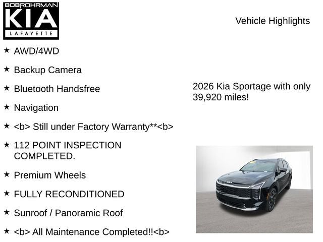 2026 Kia Sportage SX-Prestige