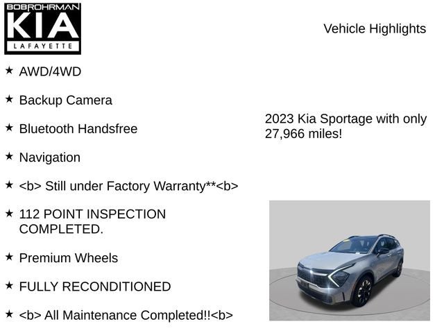 2023 Kia Sportage X-Line