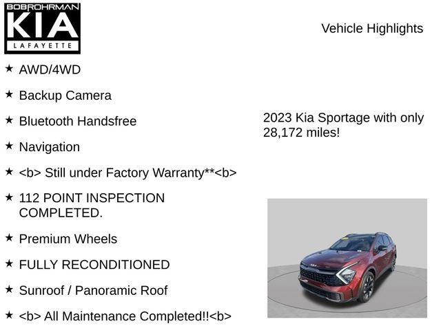 2023 Kia Sportage X-Line