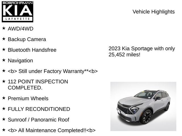 2023 Kia Sportage X-Line